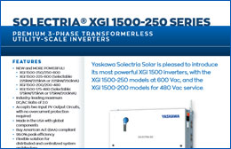 Solectria XGI 1500-250 Series