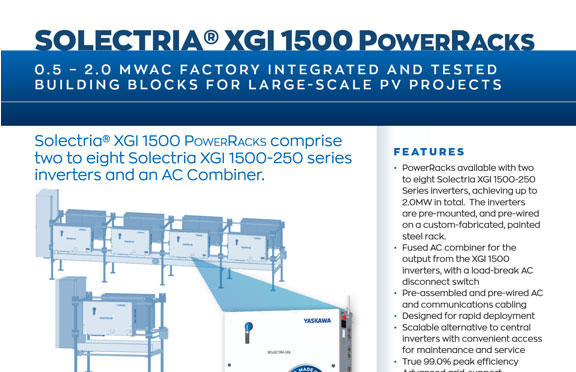 Data Sheet: XGI 1500 Power Rack