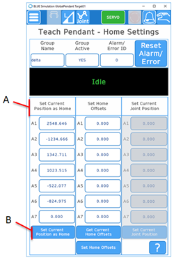 Set Home Offsets